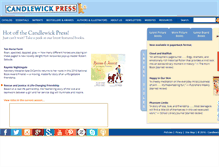 Tablet Screenshot of candlewick.com